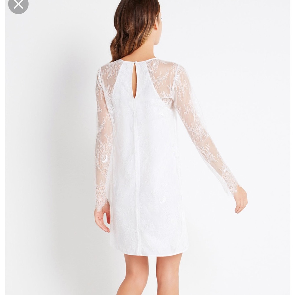 BCBGeneration Eyelash Lace A-Line Dress - Picture 2 of 3